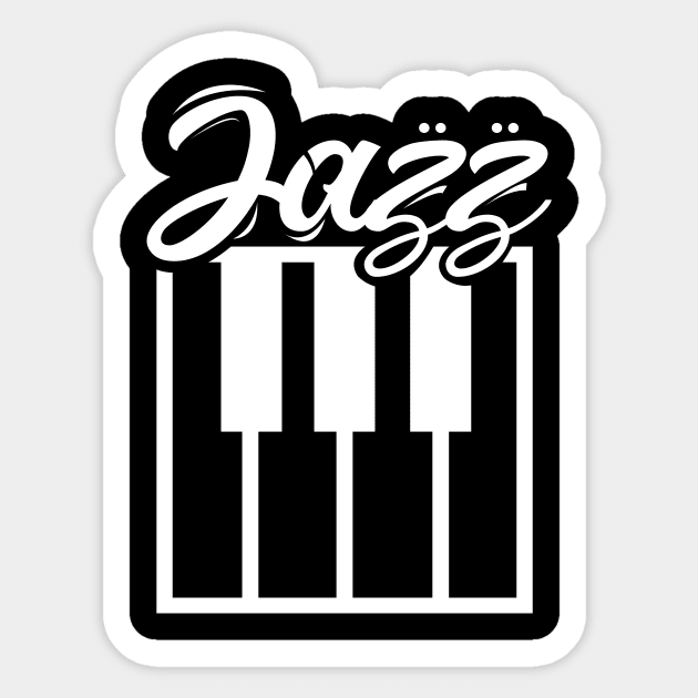 'Jazz Music Lover' Amazing Music Gift Sticker by ourwackyhome